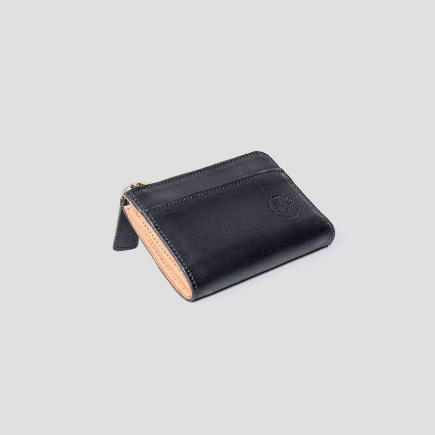 Zipper Wallet Black - Porteegoods