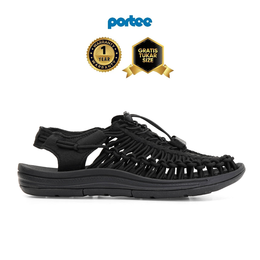 Loom Sandal Women Black - Porteegoods