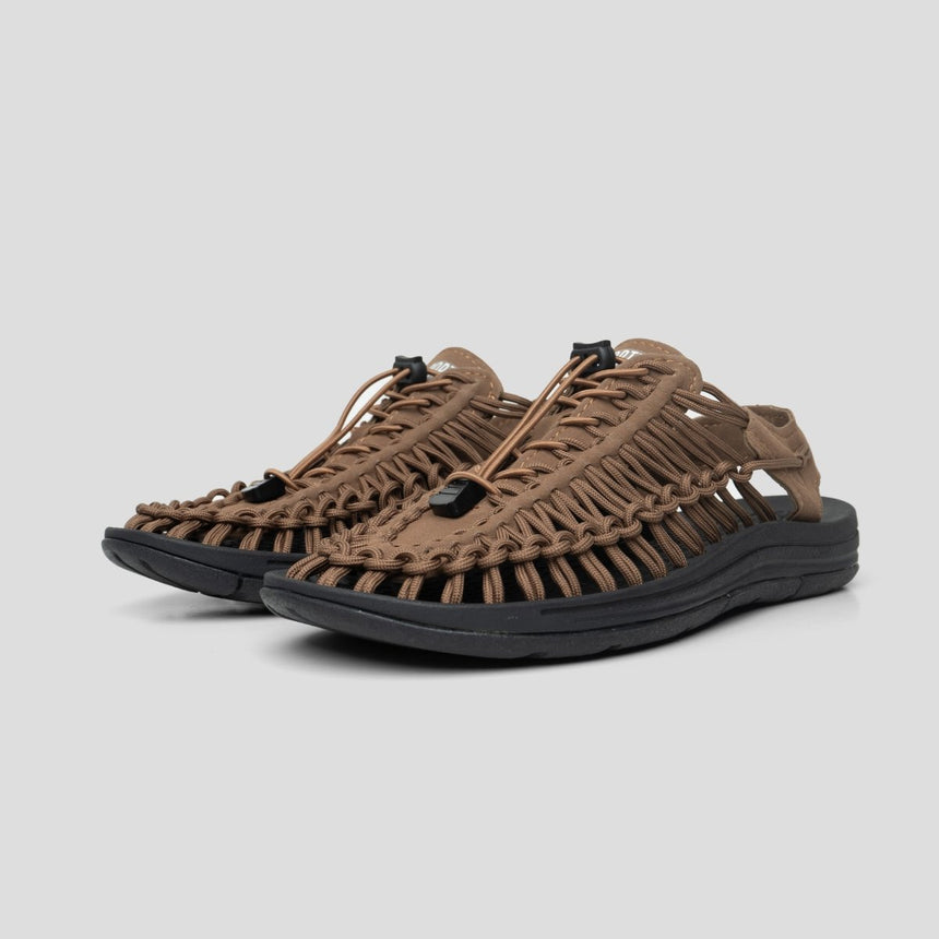 Loom Sandal Brown Black - Porteegoods