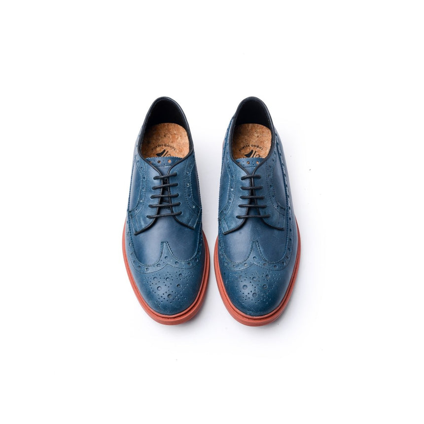 Derby Longwing Navy Red-Brick Decade Special Edition - Porteegoods
