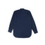 Grandad Collar Shirt Navy - Porteegoods