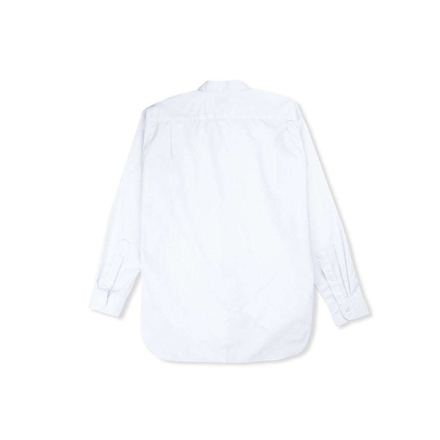 Grandad Collar Shirt White - Porteegoods
