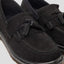 Original Loafers Tasseled Suede Black - Porteegoods