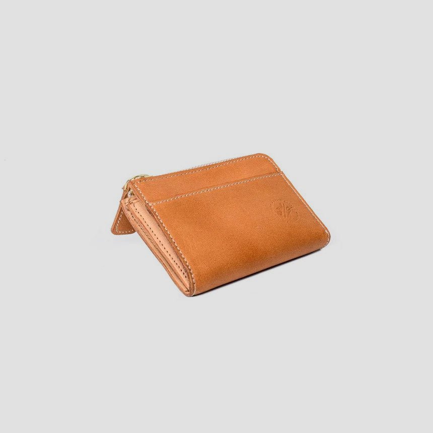 Zipper Wallet Tan - Porteegoods